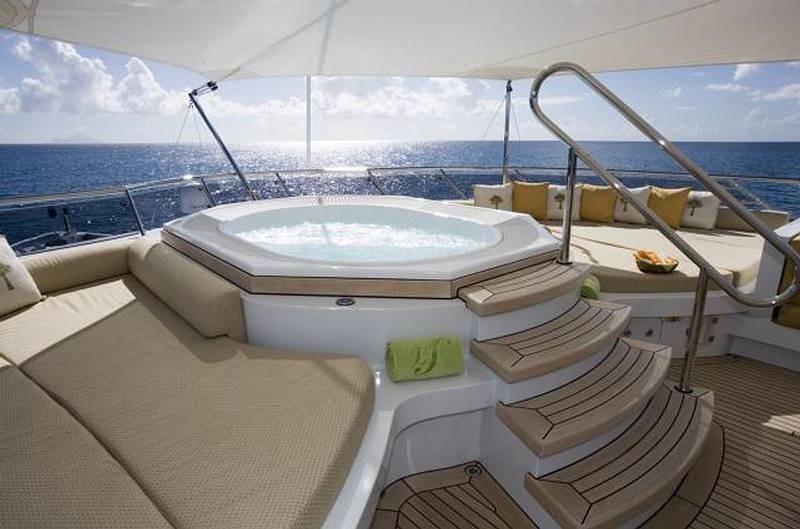 Jacuzzi Pool On Yacht LADY SHERIDAN