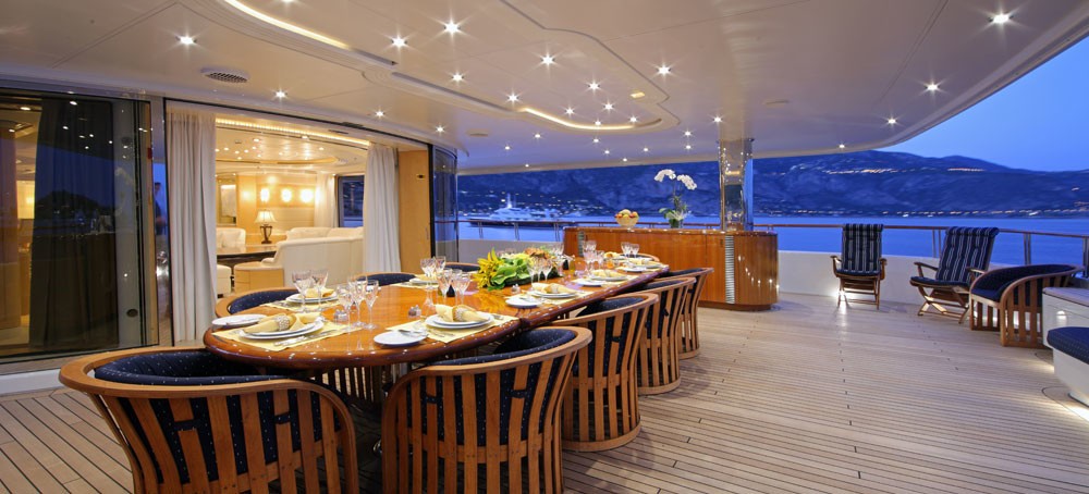 Deck Eating/dining On Yacht CAPRI