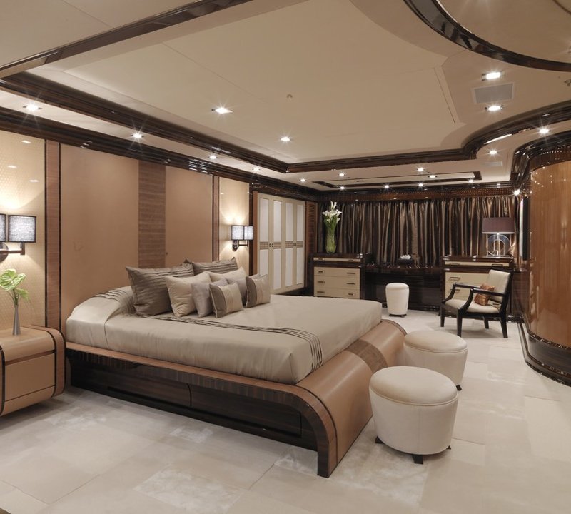 Main Master Cabin On Yacht MEAMINA