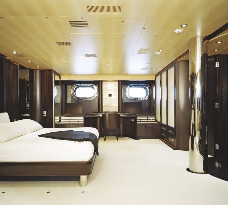Profile Aspect: Yacht PARSIFAL III's Main Master Cabin Pictured