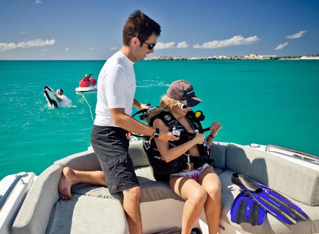 Water Sport Toys Aboard Yacht HUNTRESS