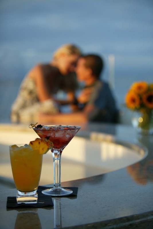 Cocktail Drinks On Board Yacht HUNTRESS