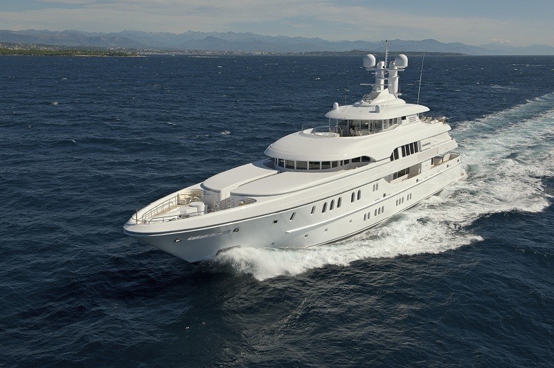 Forward Aboard Yacht HUNTRESS