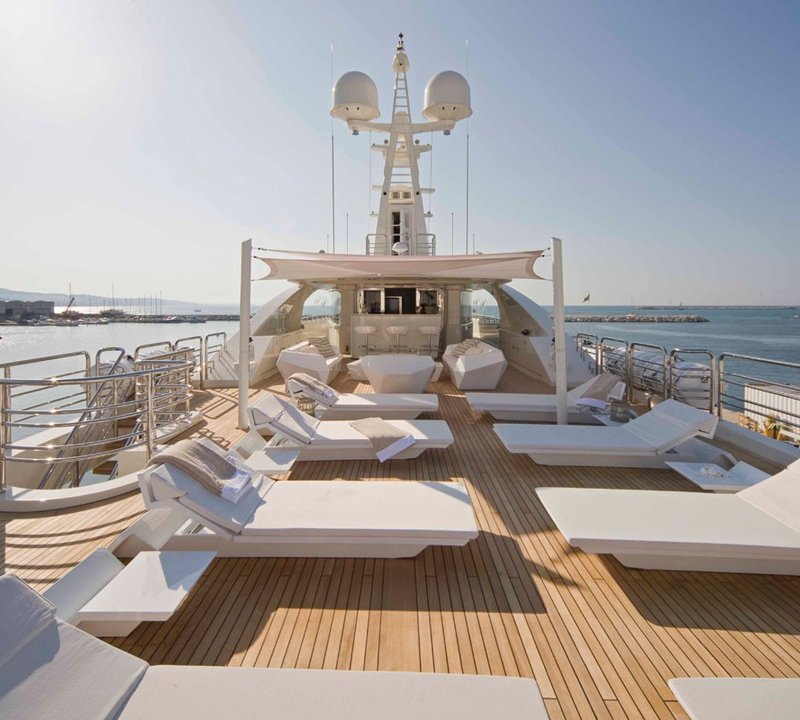 Upper Deck Lounging area