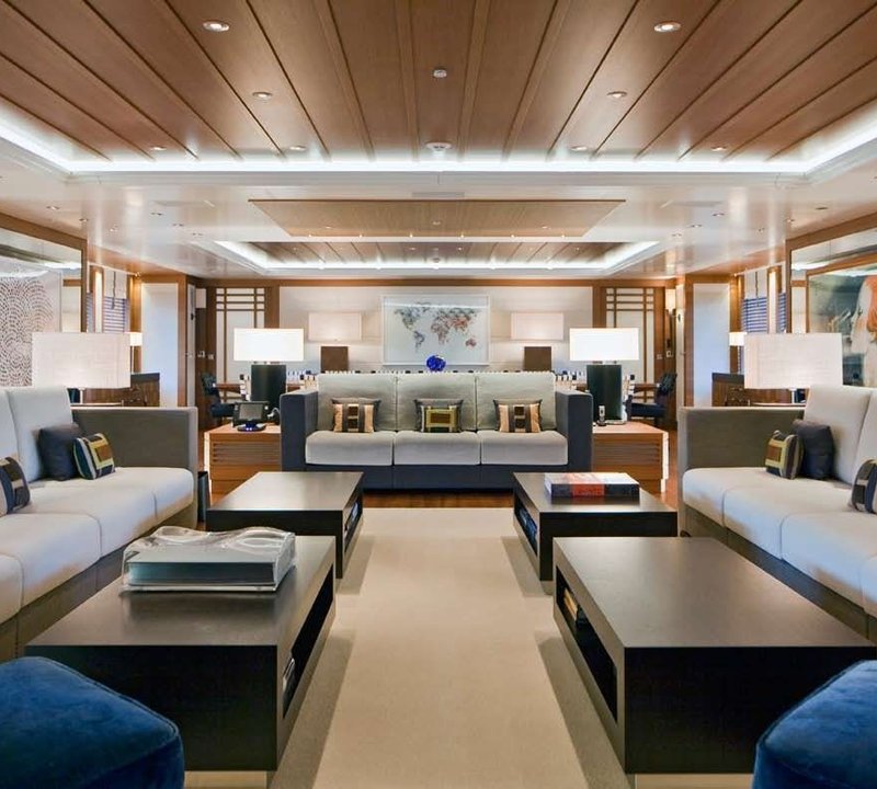 Profile: Yacht MARY-JEAN II's Saloon Pictured
