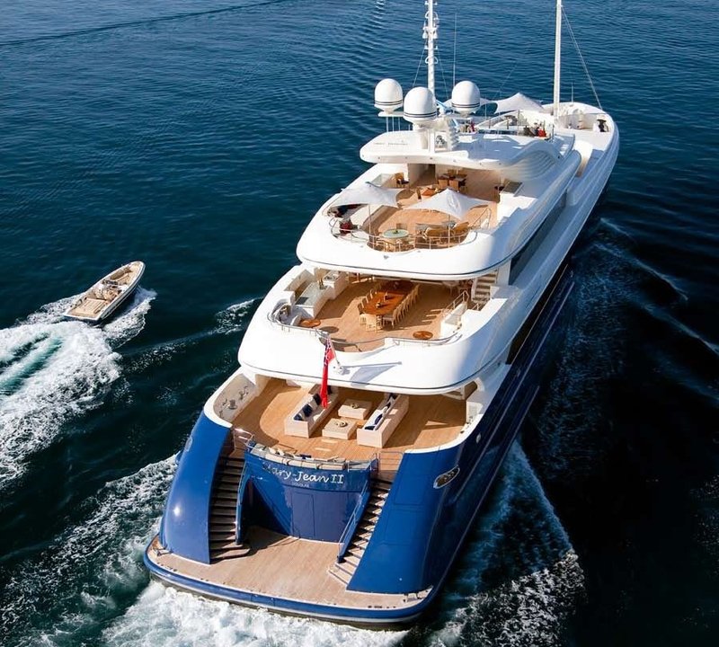 Decks: Yacht MARY-JEAN II's From Above Aspect Image