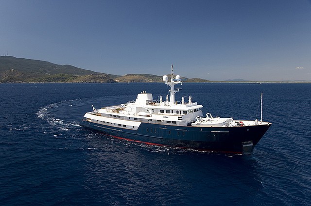 Changing Course: Yacht TITAN's Cruising Pictured
