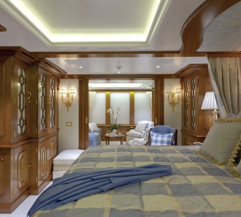 Main Master Cabin On Board Yacht LADY KATHRYN V