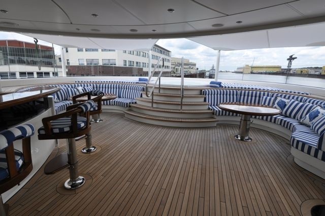 Jacuzzi Pool On Board Yacht LADY KATHRYN V