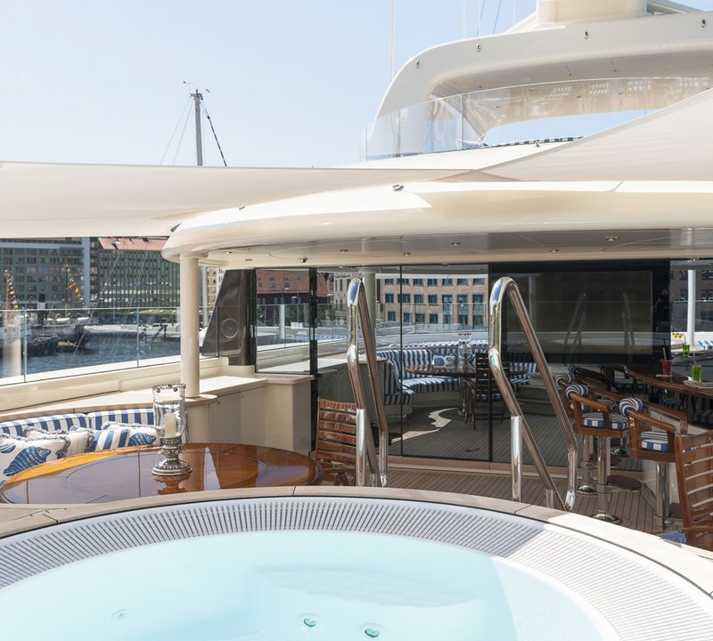 Upper Deck On Board Yacht LADY KATHRYN V