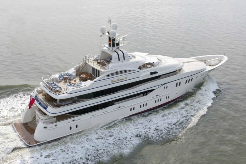 Overview: Yacht LADY KATHRYN V's Cruising Photograph