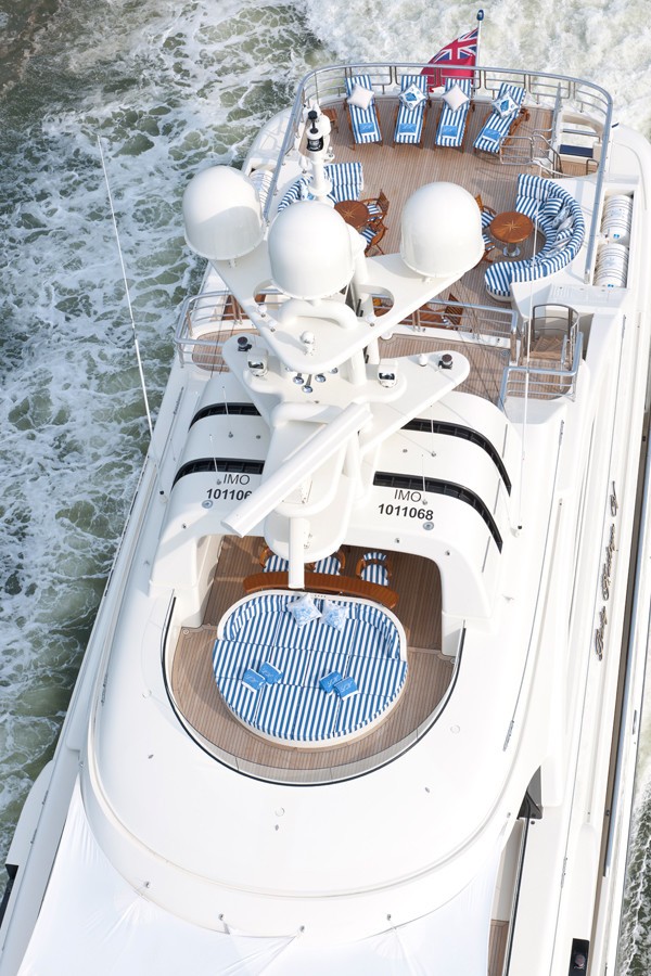 Aerial Aboard Yacht LADY KATHRYN V