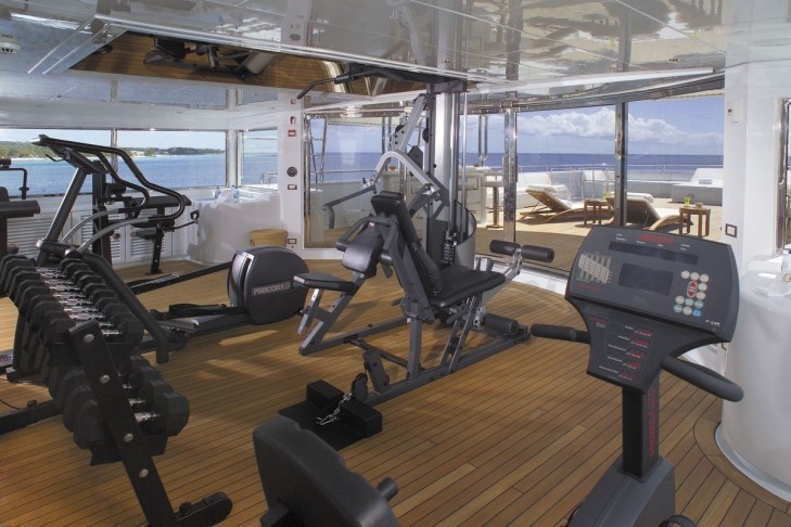 Gym On Yacht APOGEE