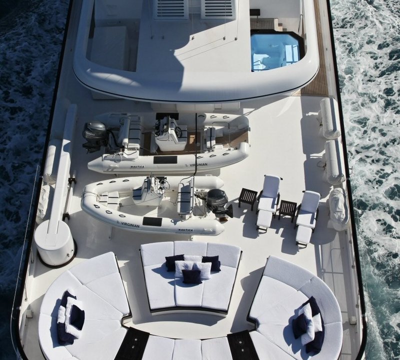Above Deck Aspect On Board Yacht VIRGINIAN