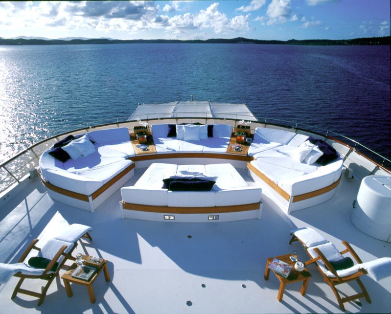 Sunshine Pads On Yacht VIRGINIAN