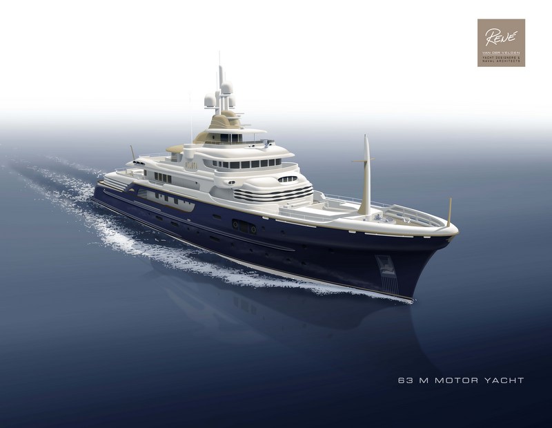 63 m luxury superyacht ZEUS (YN249) by Hakvoort