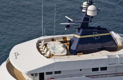 Sun Deck: Yacht FORCE BLUE's Top Aspect Captured