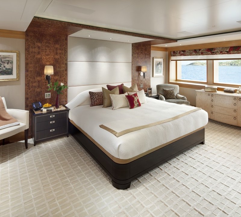 Main Master Cabin Aboard Yacht LADY BRITT