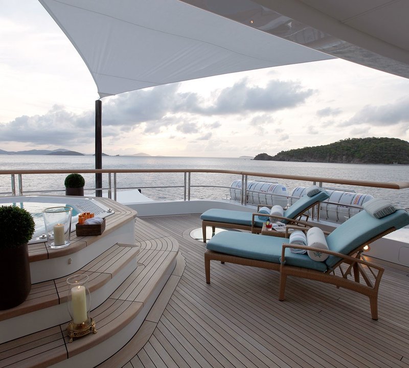 Masters Deck Aboard Yacht POLAR STAR