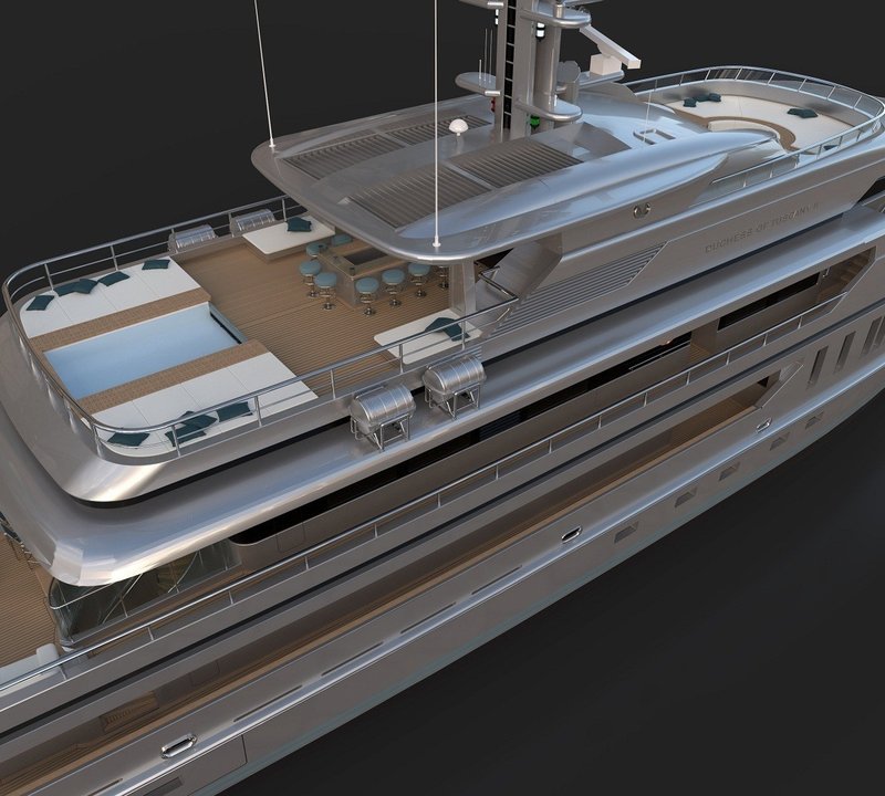 The 64m Yacht DUCHESS OF TUSCANY II