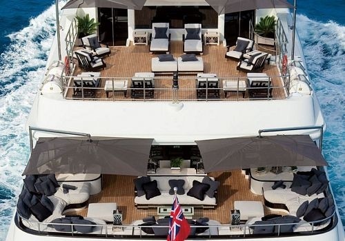 Decks On Yacht SILVER ANGEL