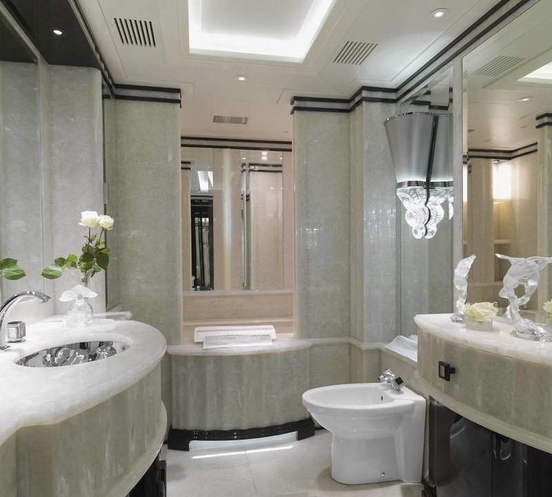 Personal Bath Aboard Yacht SILVER ANGEL