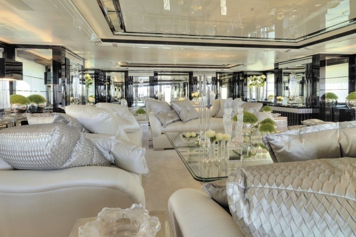 Saloon On Board Yacht SILVER ANGEL