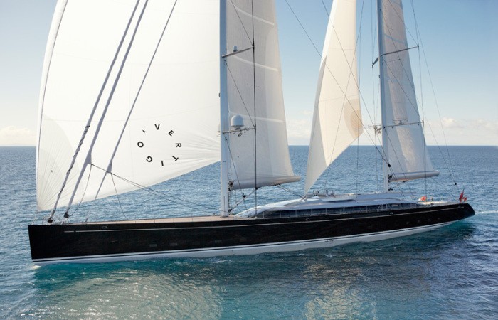 Exterior Profile Aspect On Board Yacht VERTIGO