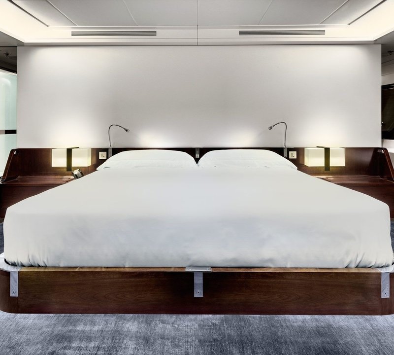 Light: Yacht VERTIGO's Main Master Cabin Photograph