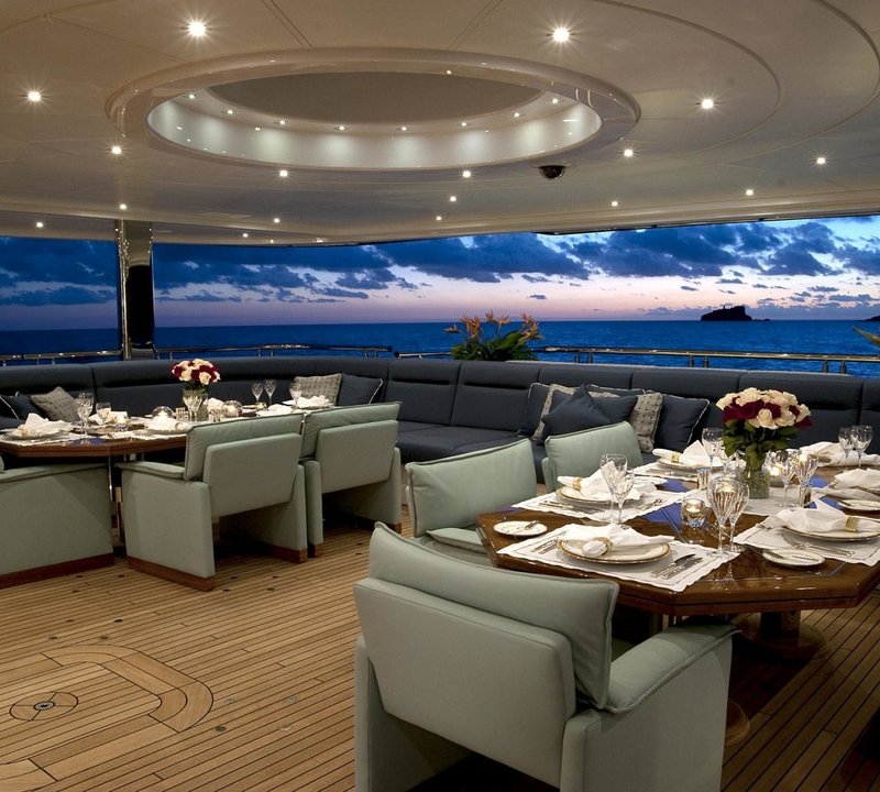 External Eating/dining On Yacht SYCARA V