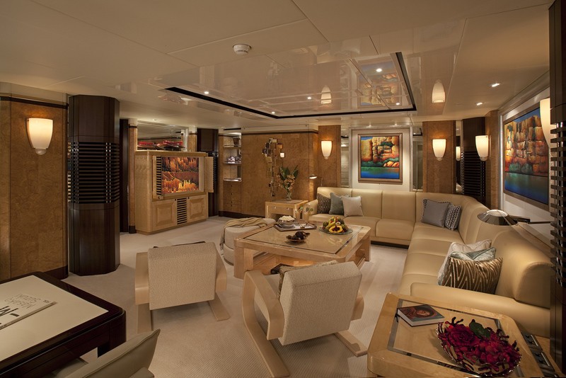 Lounging On Yacht SYCARA V