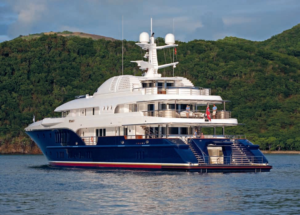 Aft Aspect On Yacht SYCARA V
