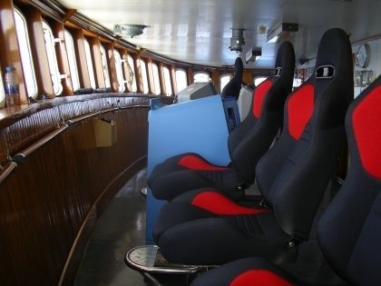 Sitting Aboard Yacht SARSEN