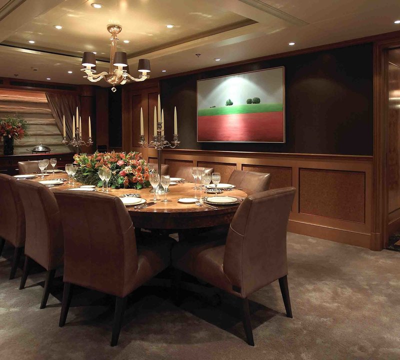 Eating/dining Saloon Aboard Yacht UTOPIA