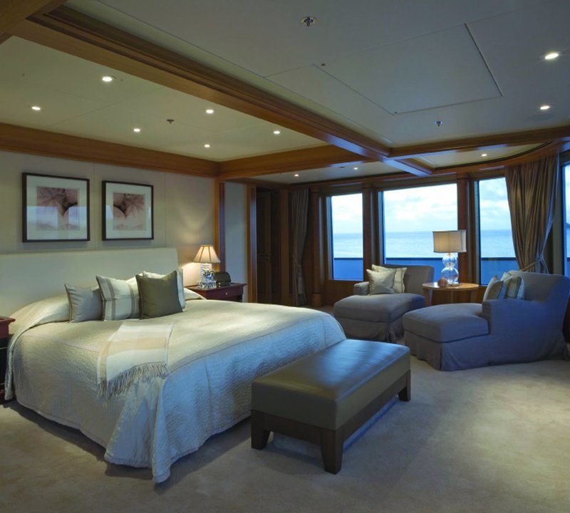 Main Master Cabin On Board Yacht UTOPIA