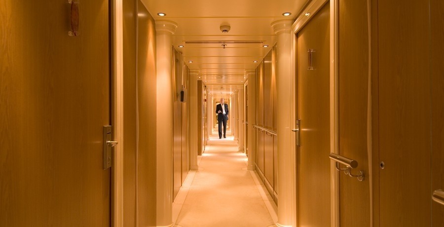 Hallway On Yacht ELEGANT 007