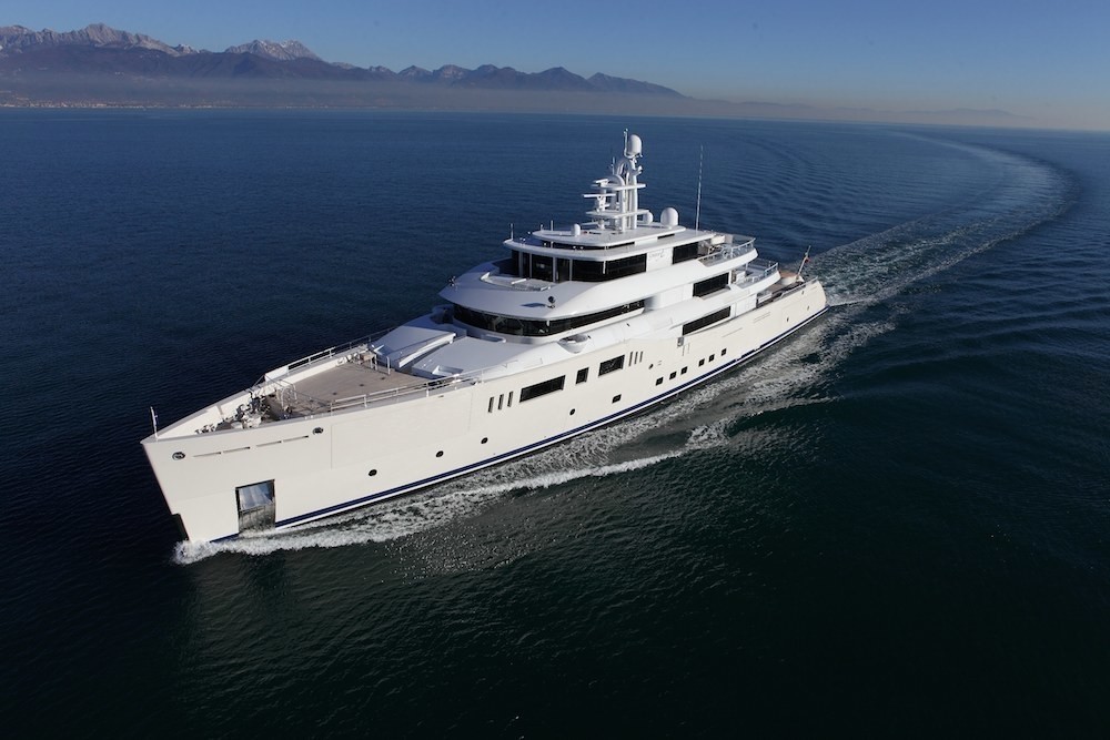 Aerial Cruising On Board Yacht GRACE E