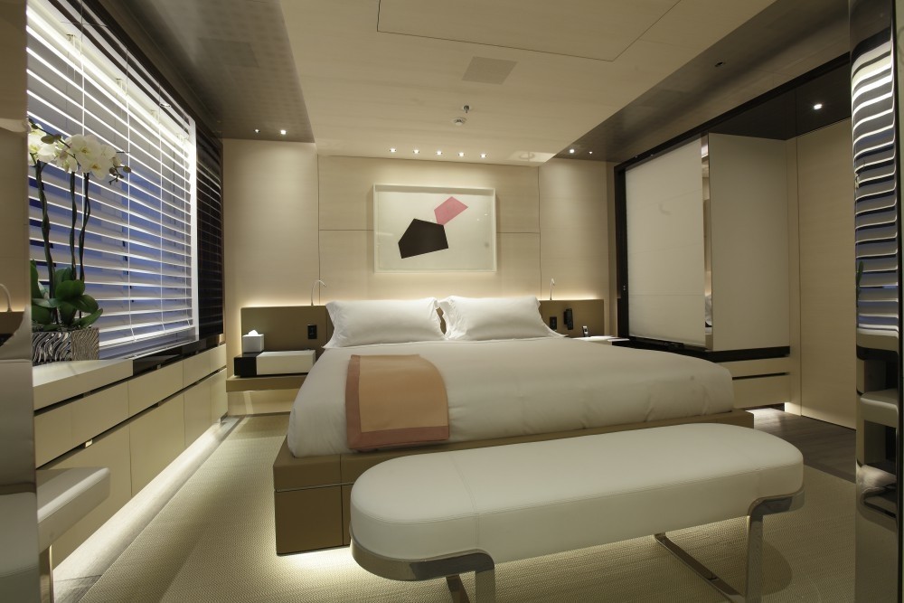 A Computer Rendering Of A Double Sized Suite On Yacht GRACE E