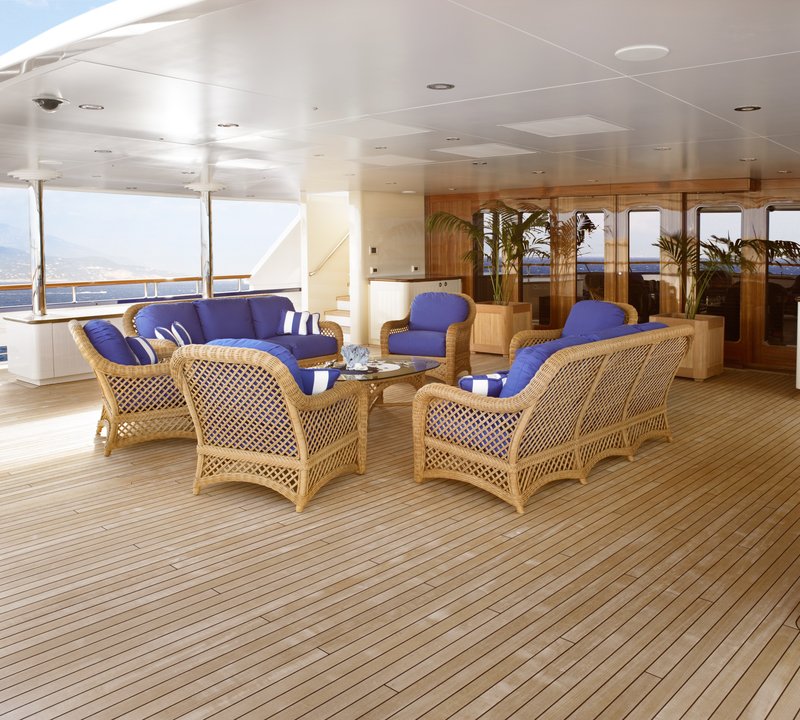 Top Deck On Yacht LAUREL