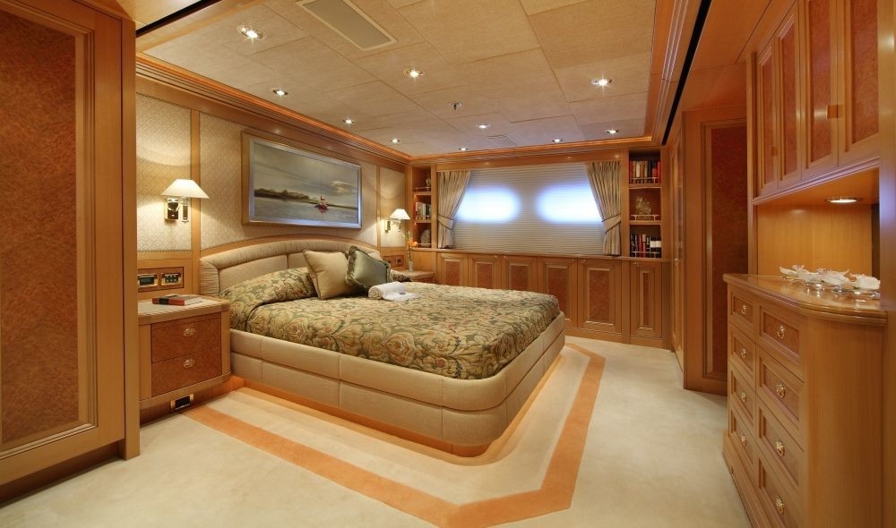 Guest's Cabin Including King Berth Neutralised On Board Yacht LAUREL