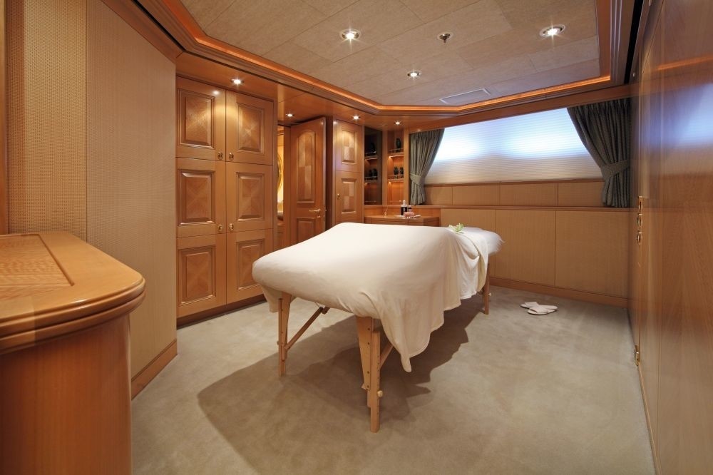 Massage Area On Board Yacht LAUREL