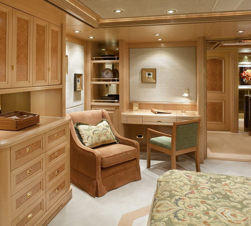 Personal Lounging On Board Yacht LAUREL