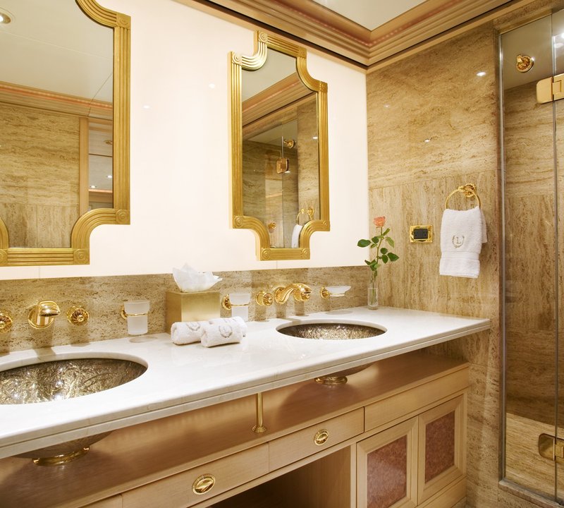 Personal Bath On Board Yacht LAUREL