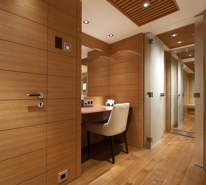 Guest's Office Zone On Yacht NAIA