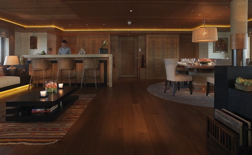 Drinks Bar: Yacht NAIA's Premier Saloon Pictured