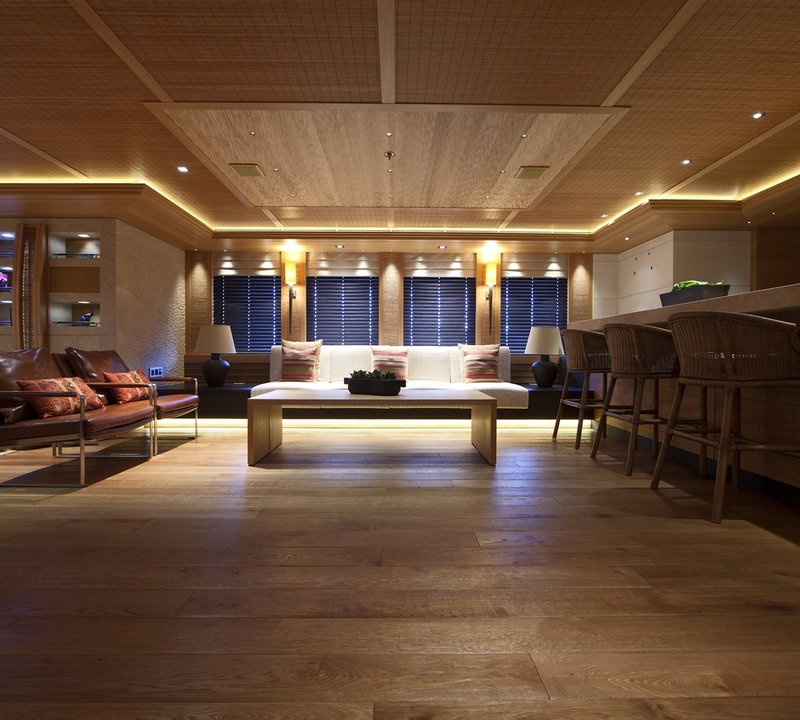Sitting: Yacht NAIA's Premier Saloon Photograph