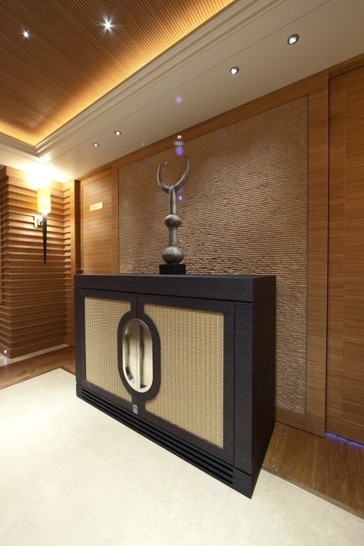 Sculpture: Yacht NAIA's Hallway Pictured
