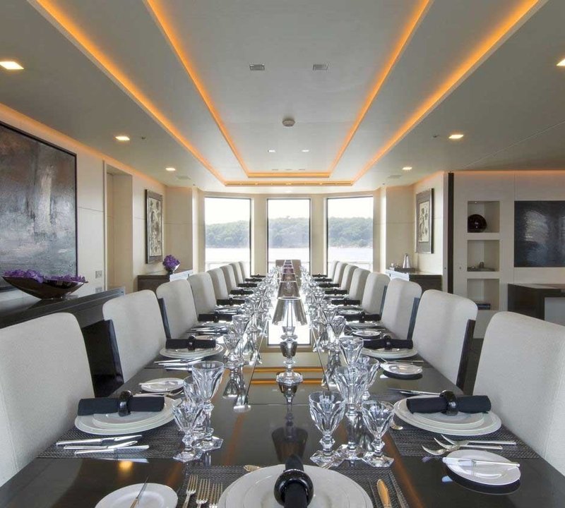 Eating/dining Saloon On Board Yacht SIREN