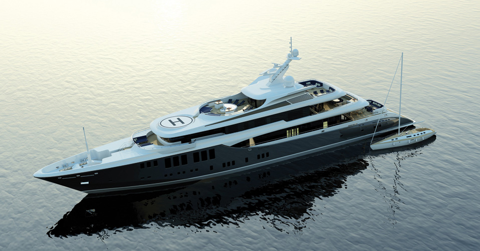 73m motor yacht Project 423 - Exterior by Focus Yacht Design