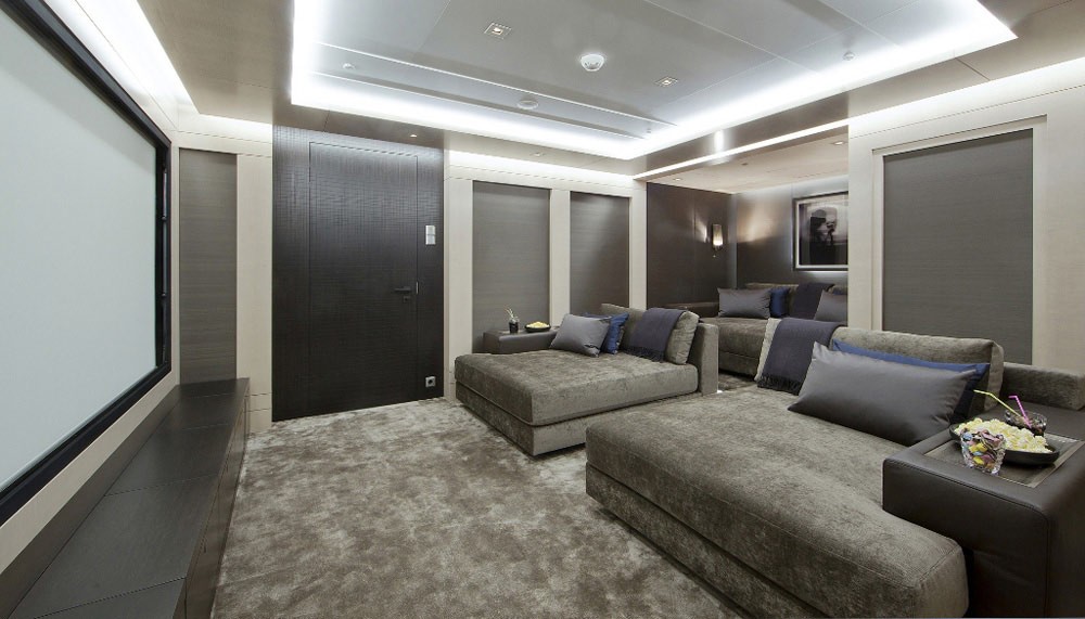 Movie Cinema On Board Yacht MOGAMBO